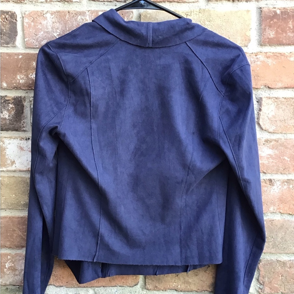 BlankNYC navy ultra suede jacket xs - Picture 3 of 3